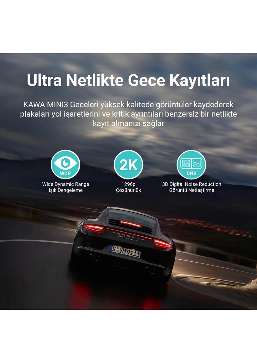 Secura Mini 3 Pro Araç İçi Kamera (Dashcam)