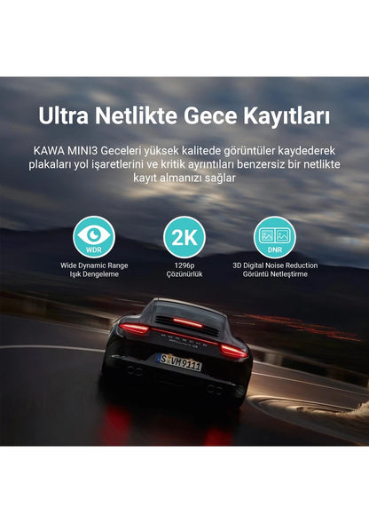 Secura Mini 3 Pro Araç İçi Kamera (Dashcam)